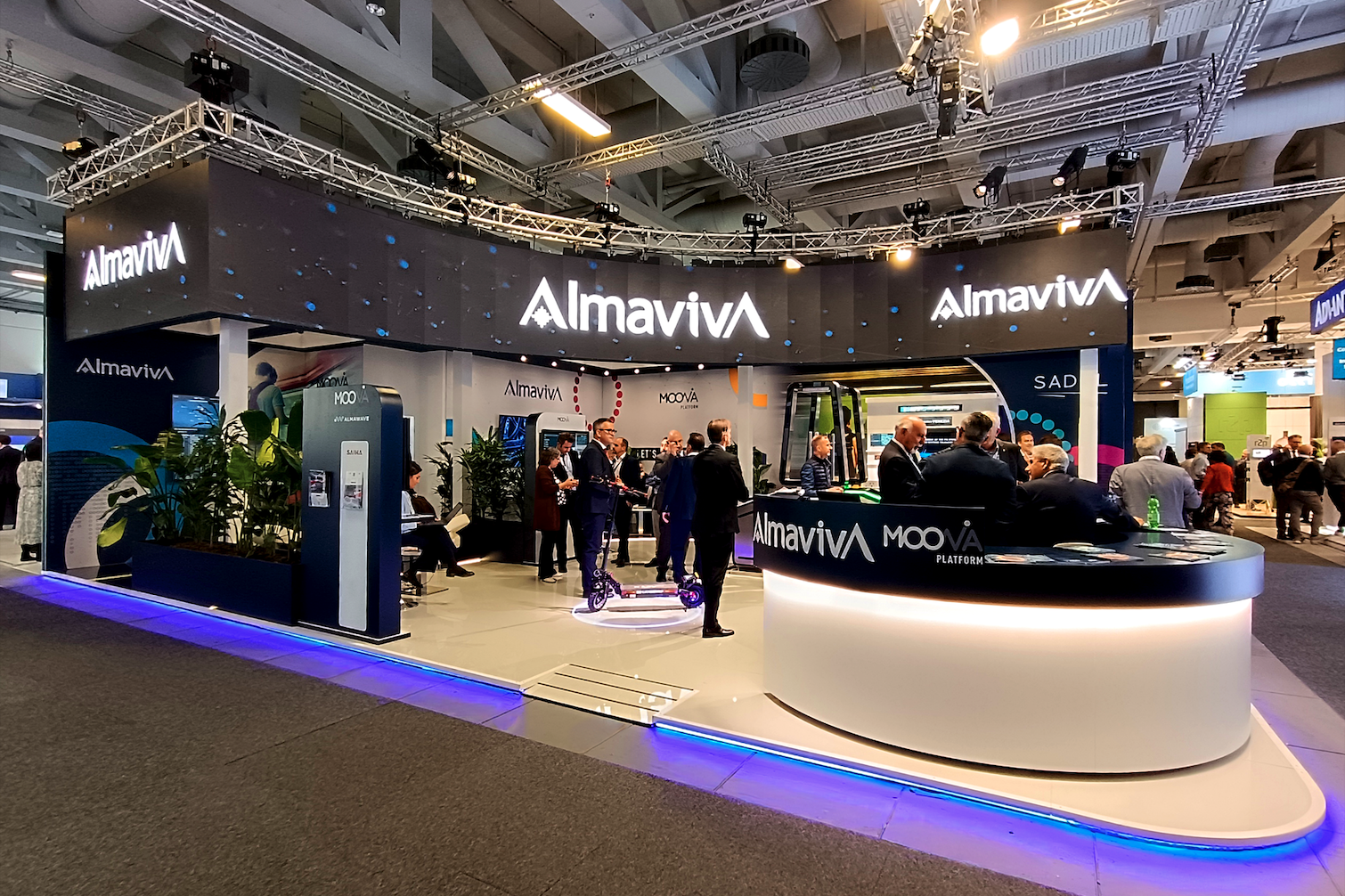 Almaviva a InnoTrans 2024 uno stand che unisce design innovativo e smart mobility