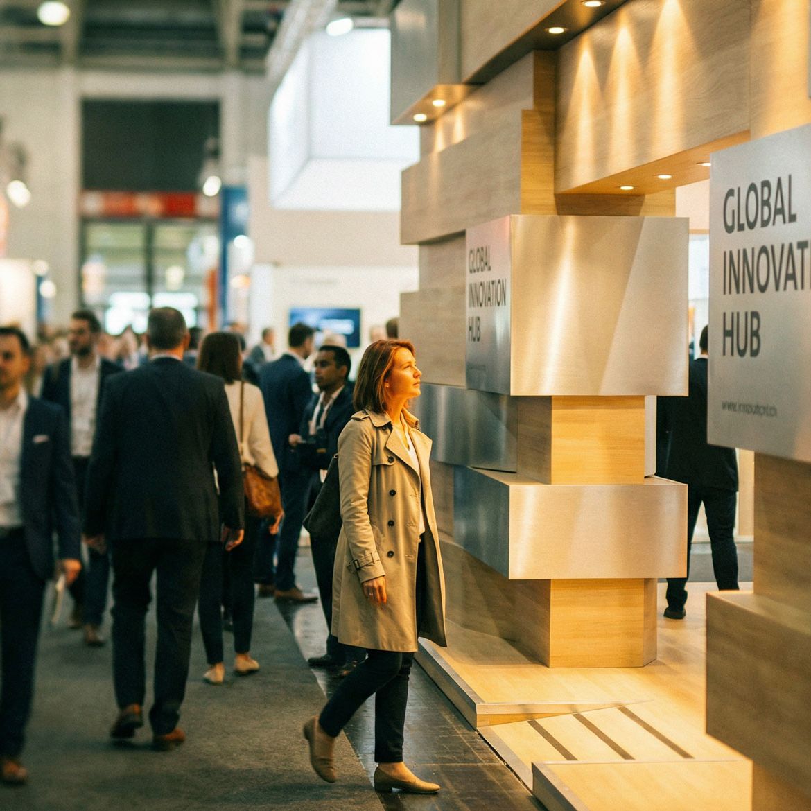 Come progettare uno stand fieristico che genera lead qualificati e aumenta il ROI in fiera. Strategie di storytelling visivo utilizzate negli stand internazionali.